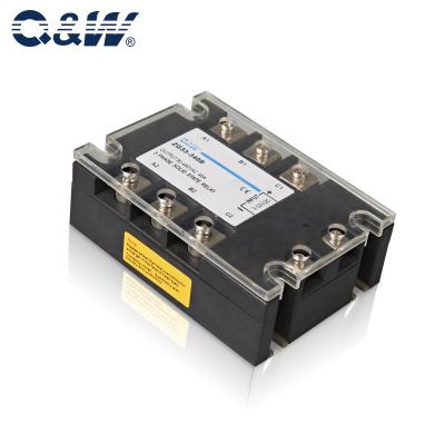 China Q&W DC/AC 25A SSR Factory Price Three Phase Sealed Solid State Relay for sale