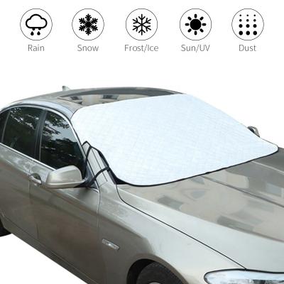 China New Front Windshield Winter Window Car Snow Cream UV Lowering Shade Interior Thick Magnetic Sunscreen Car Temperatures New for sale