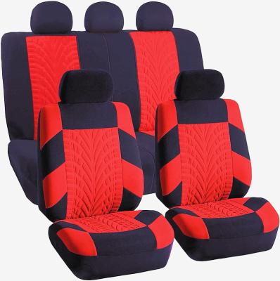 China 2021 Eco-friendly New Car Wholesale 9 Pieces Polyester Mesh Auto Seat Cover Set for sale