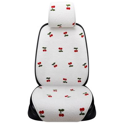 China 2021 New Cartoon Item Cool Car Front Seat Cushion Little Rabbit Series Winter Plush Hey for sale