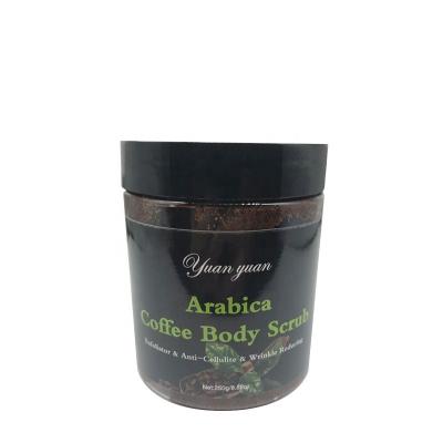 China High Quality Exfoliator Skin Care Arabica Coffee Face Body Scrub For Skin Brightening And Anti Aging for sale