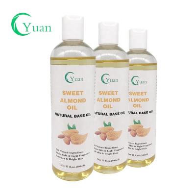 China Moisturizer 100% Pure Natural Plants Extracts Almond Oil With Private Label for sale