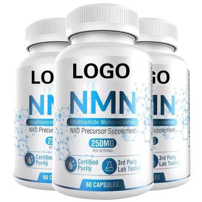 China Private Label Adult Health Care Supplements NMN Powder Anti Aging Capsules Boost Nicotinamide Mononucleotide for sale