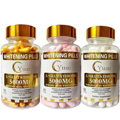 China 5000MG 5X Blast Booster Adult Extra Whitening Glutathione Capsules Vitamin C Collagen Skin Whitening Pills for sale