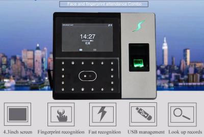 China Fical And Fingerprint Time Attendance System for sale