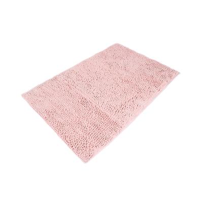 China Viable Slip Non Shaggy Chenille Bath Mat For Bathroom Cover Microfiber Water Absorbent Bath Mat for sale