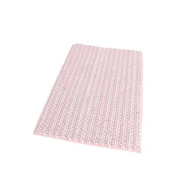 China China Sustainable Supplier Foot Mat Microfiber Chenille Bathroom Bath Slip Cover for sale