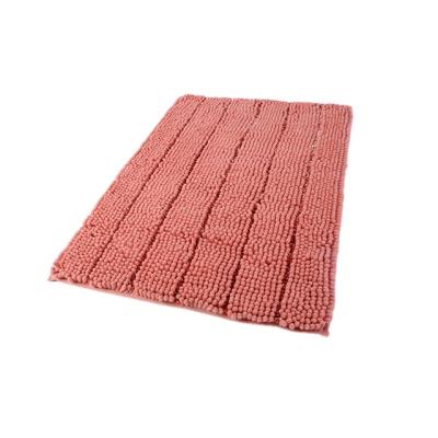 China China Supply Solid Color Standard Size 40*60cm Chenille Bath Mat Sustainable for sale