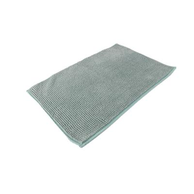 China Viable Wholesale Customize Cheap Anti-Slip Size Microfiber Chenille Bath Mat Bathroom Mat for sale