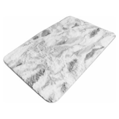 China New Viable Arrive Color Rabbit Fur Bath Blanket Custom Bathroom Mat for sale