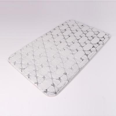 China New Viable Arrive High Quality Custom Color Size Rabbit Fur Bath Blanket Bathroom Custom Made Bath Mat for sale