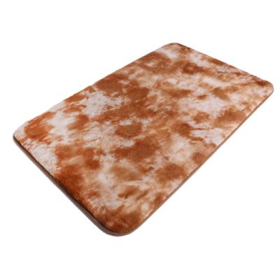 China Viable High Quality Custom Color Size Rabbit Fur Bath Blanket Bathroom Custom Made Bath Mat for sale