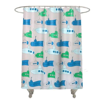 China Various Sustainable Factory Manufacture Modern Custom Shower Curtain Printing Shower Curtain Printed for sale