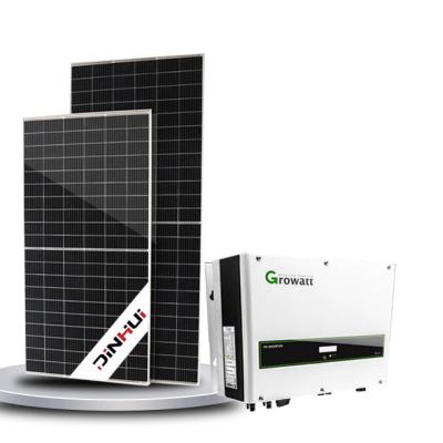 China Industrial Home Commercial On Grid Solar Power System 3kw 5kw 7kw Hot Selling Mono Solar Panel for sale