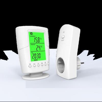 China Modern LCD Thermostat Remote Sensors Controller Thermostat Switch Digital Wireless Indoor Temperature Control For Home Appliance for sale