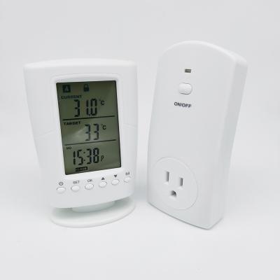 China EU Radio Plug In Thermostat Temperature Controller With Digital Temperature Sensor Inside With Best Price for sale