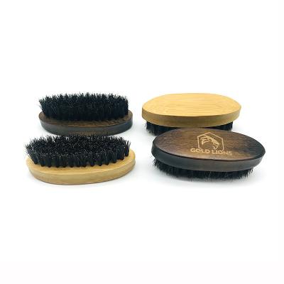 China Top Selling High Quality 100% Fashionable Appearance Style Boars Bristle Men New Archaize To Color Beard Wood Hair Brush for sale