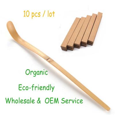 China Sustainable Cheap Matcha Chashaku Organic Food Grade Matcha Green Tea Bamboo Powder Bamboo Scoop Matcha Spoon for sale