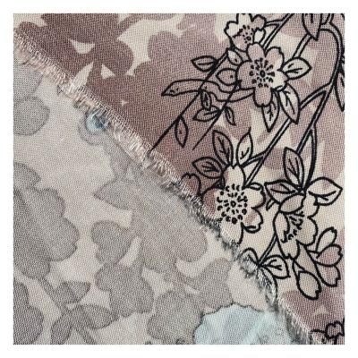 China Anti Pill Wick Style Customize Designs Flower Print Rayon Fabric Plain Design 100% Viscose Rayon Woven Heavy Woven Fabric for sale