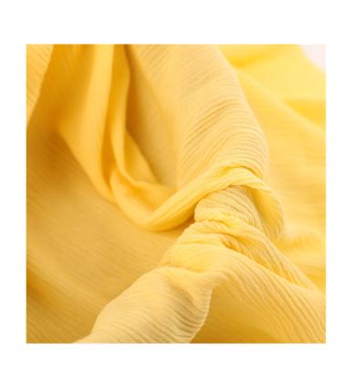 China Pill China factory 100% woven fabric solid colors rayon crepe fabric challis crepe challis crepe palladium dyeing anti viscous fabric for women dress for sale