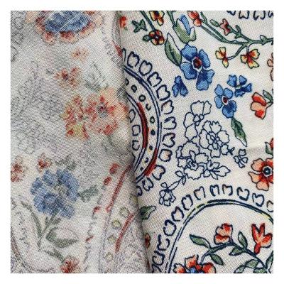 China Hot Sale 30S 148Cm Anti Pill 100% Rayon Wicking Style Screens Print 100 Percent Viscose Printed Rayon Challis Fabrics For Dress for sale