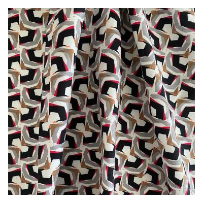 China Printed Stretch Rayon Nylon Viscous Spandex Spandex Woven Bengaline Fabric for sale