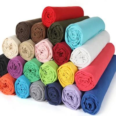 China Plain Hot Selling 98% Cotton 2% Spandex Fabric For Shirt for sale