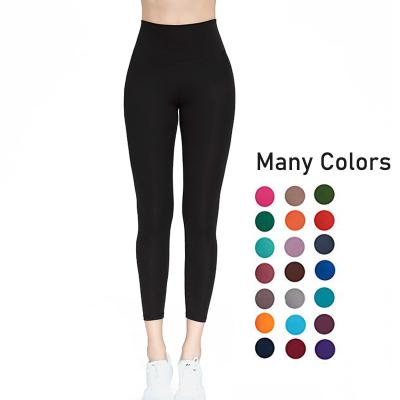 China Breathable Customize Wholesale Private Label Fitness Yoga Wear Workout Tights Gym Gaiters High Waist Yoga Pants For Women for sale