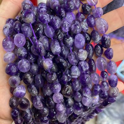 China Making High Quality Natural Healing Nugget Amethyst Moonstone Irregular Quartz Jewelry Necklace Bracelet Earring Tumbled Gemstone Beads for sale