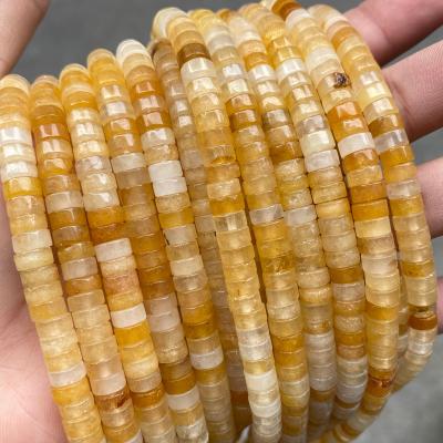 China Making Jewelry Necklace Bracelet Earring Natural Spacer Gemstone Rondelle Beads 3x6mm Loose Heishi Beads For Jewelry Making for sale