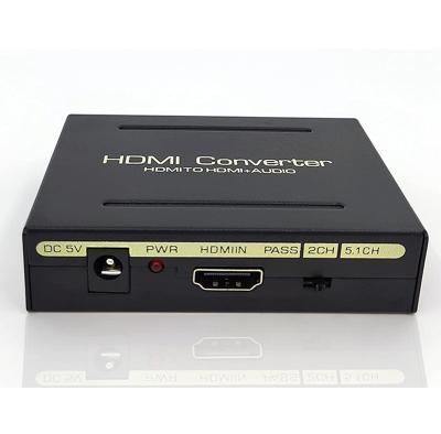 China 4K 60Hz Hdmi Adapter Metallic Video Audio Arc Embedder Splitter 3D Materials 18gbps Audio Extractor Converter for sale