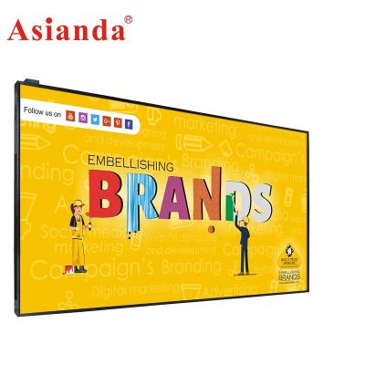 China Business Service 43 49 55 Inch LCD Monitor High Brightness Window Signage Display 3000nits SD Digital Map 1920*1080 For Street Shop Advertising for sale