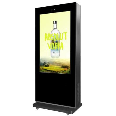 China Video Image Display Waterproof IP65 Anti-leakage 55 Inch Outdoor Lcd Advertising Screen for sale