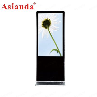 China Indoor 32 43 49 55 65 75 Inch Indoor Restaurant Use Floor Standing Capacitive Touch Screen Kiosk HD 1080P LCD Digital Signage for sale