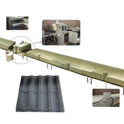 China China Popular Stone Coated Roofing Tile Machine Produce Line for sale