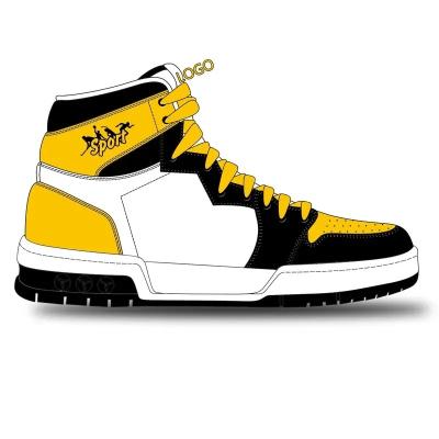 China Fashion Trend Custom Logo Men Basketball Shoes Travis Scotts Retro High Top Trainers Men's Fashion Sneakers Women for sale