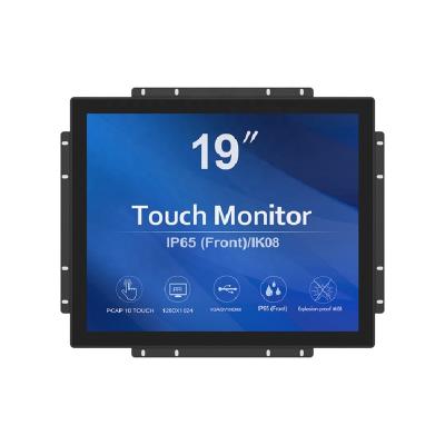 China 19 Inch Flat Bezel Open Frame PCAP Touch Monitors HD Touch Screen LCD Display with HDMI-compatible for sale