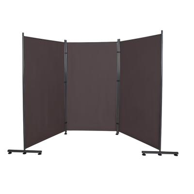 China Popular Environmental Protection 3 Panel Bi Ply Room Foldable Divider Fabric Room Dividing Screen Panel for sale