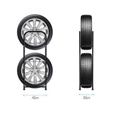 China Esd protection Zhejiang wheel and tire display BSCI certificate tire rack supermarket tire display rack for sale