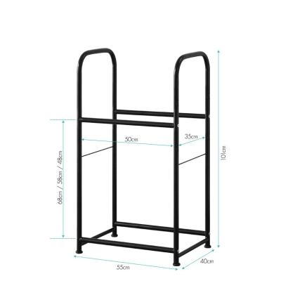 China Esd protection supermarket automobile tire display rack haihui H060 tire rack metal rack for tire storage for sale