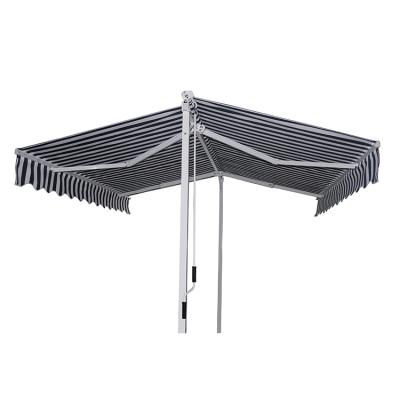 China Automatic terrace support tent HLS010 POLY awning outdoor independent sunshade two sizes with tent for sale