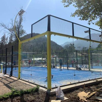 China 10m*20m Panoramic Padel Tennis Court for sale