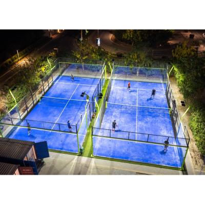 China Padel Factory Wholesale Panoramic Padel Tennis Court for sale