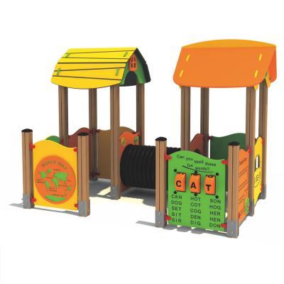 China plastic playground outdoor playhouse for kindergarten for sale