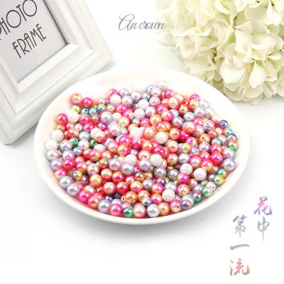 China Popular Chinese Products Wholesale Diy Handwork Necklace Bracelet Decorative Hair Hole Plastic Straight Beads for sale