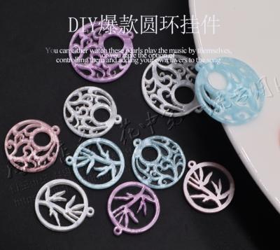 China Decorate New Style Dissimilarity Personalized Fashion Vintage Shell Hollow Circle Decorate for sale