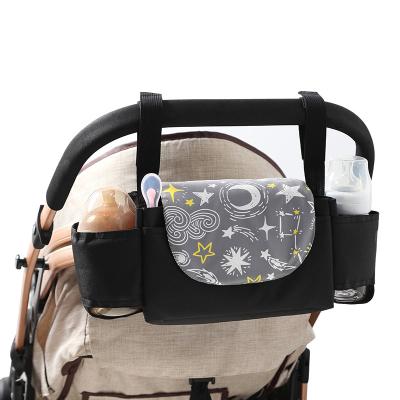 China Wholesale Anti-theft Stroller Bag Large Capacity Baby Stroller Storage Hanging Bag Easy To Carry Diaper Bag When Going Out for sale