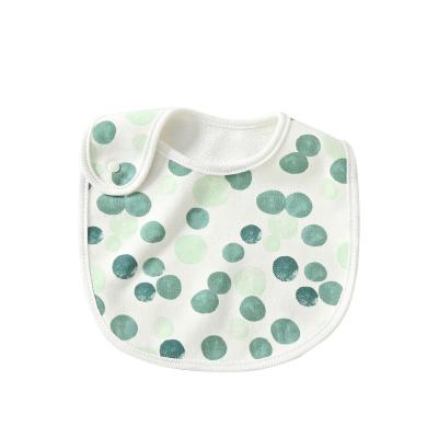 China Cotton Antibacterial Waterproof Soft Organic Baby Bibs Wholesale Customized Cute Cartoon Bibs Bibs Baby for sale