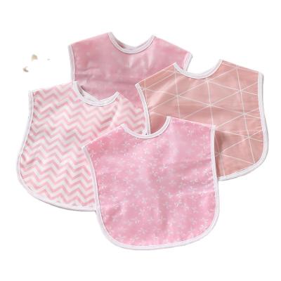 China Free Wholesale Soft Absorbent High Quality Baby Bibs Nitrosamine Organic Cotton Baby Bibs for sale