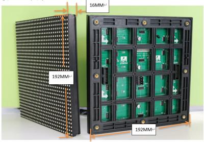 Китай P6 Фиксированный наружный светодиодный дисплей с модулем размером 192 X 192 мм продается